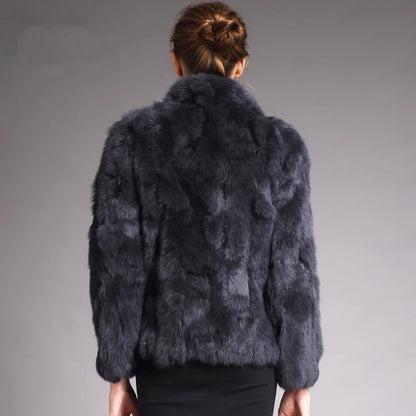 Rabbit Fur Bolero Jacket