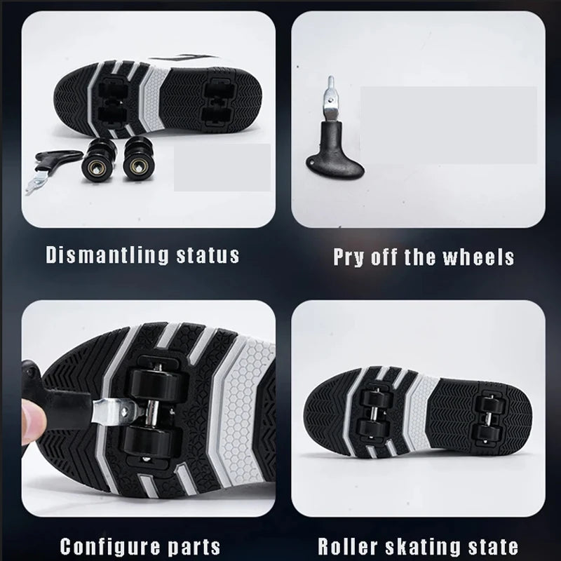 Four-Wheel Roller Shoes