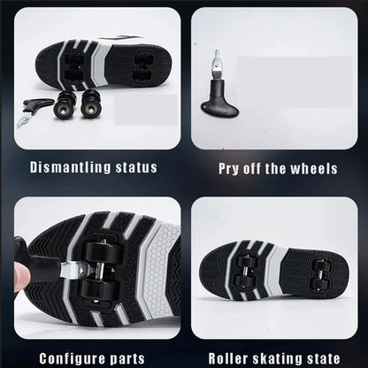 Four-Wheel Roller Shoes