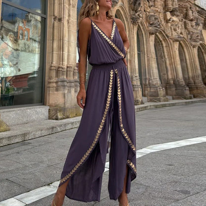 Printed Wide Jumpsuit