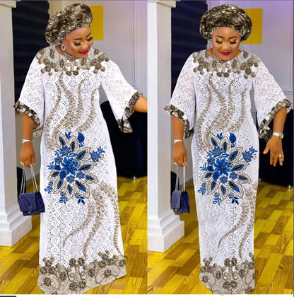 Elegant Kaftan Maxi Dress