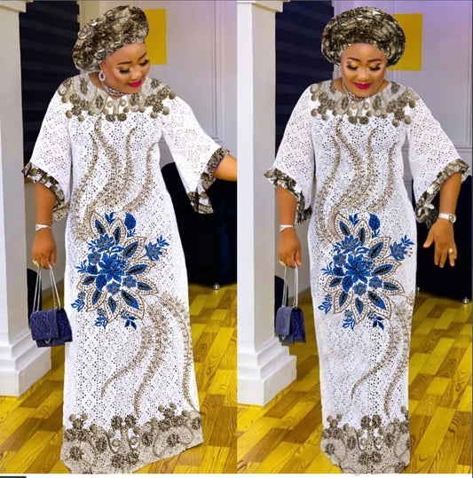 Elegant Kaftan Maxi Dress