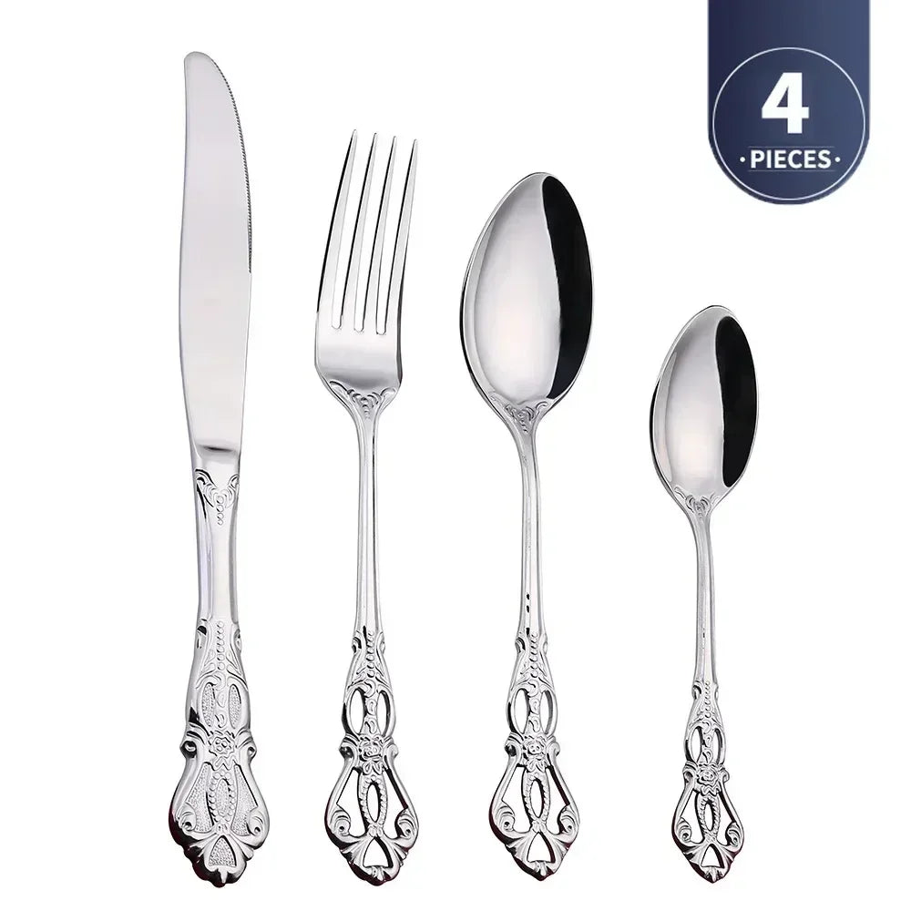 Luxury Gold Cutlery Set