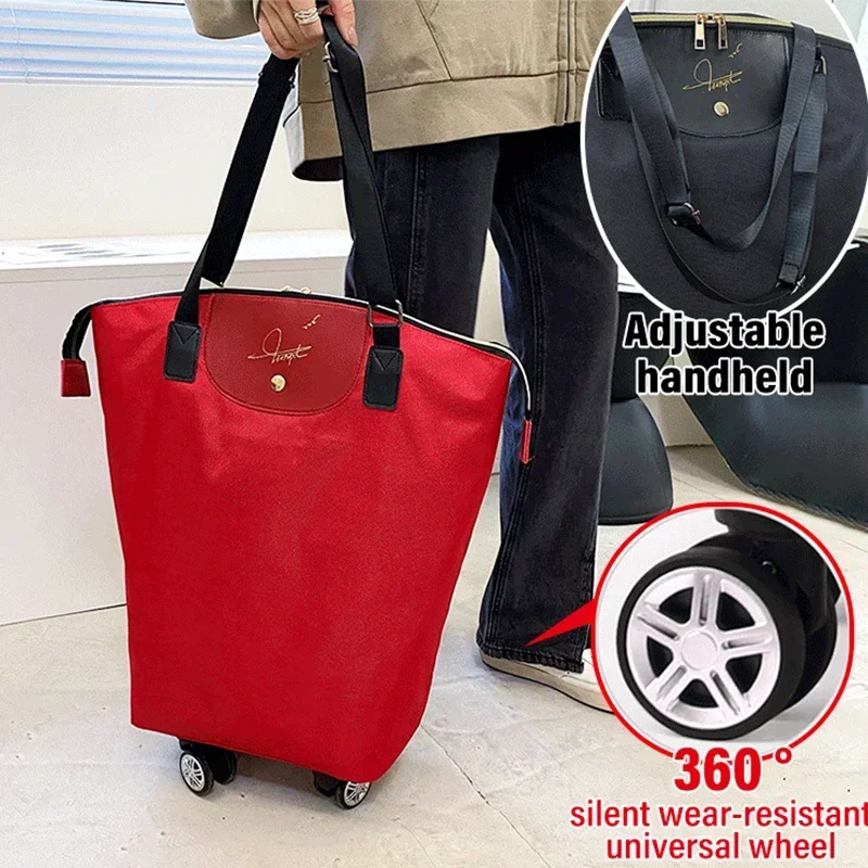 Foldable Rolling Shopping Cart