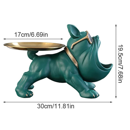 Bulldog Storage Statue