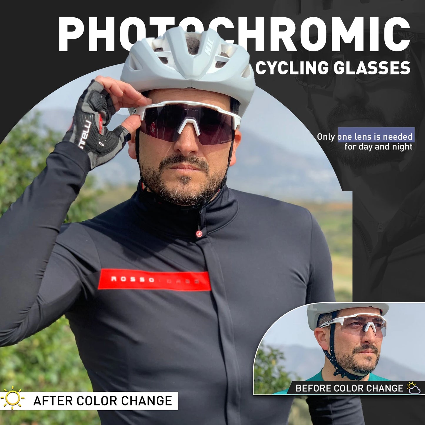 Photochromic Cycling Glasses