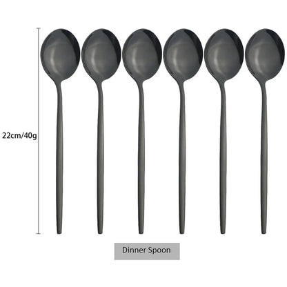 Metal Western Solid Cutlery Set Edition