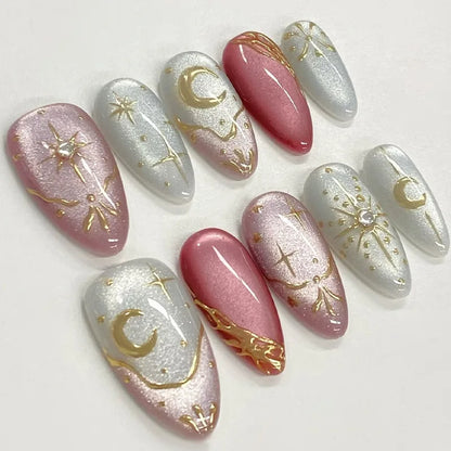 Y2K Cat Eye Press-On Nails