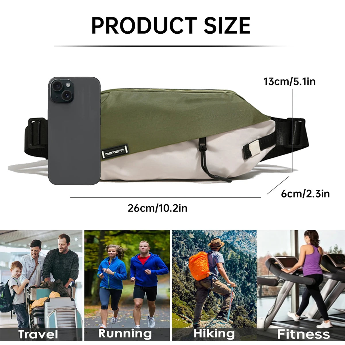 Lightweight Nylon Mini Chest Bag