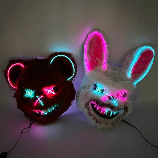 Glowing Bloody Animal Mask