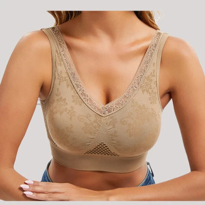Seamless Push Up Sports Bra