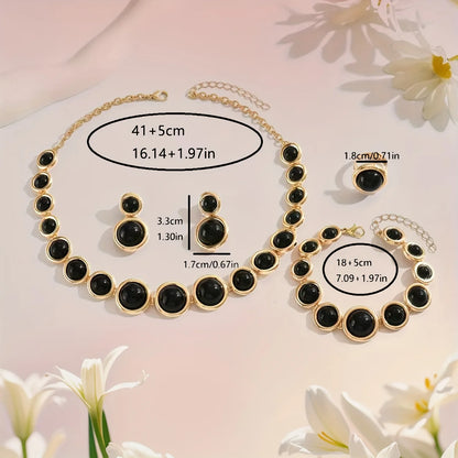 Metal Sphere Jewelry Set