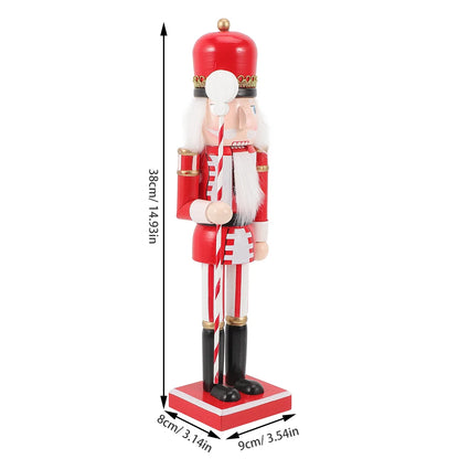 Christmas Nutcracker Soldier Ornament – Traditional Wooden Figurine