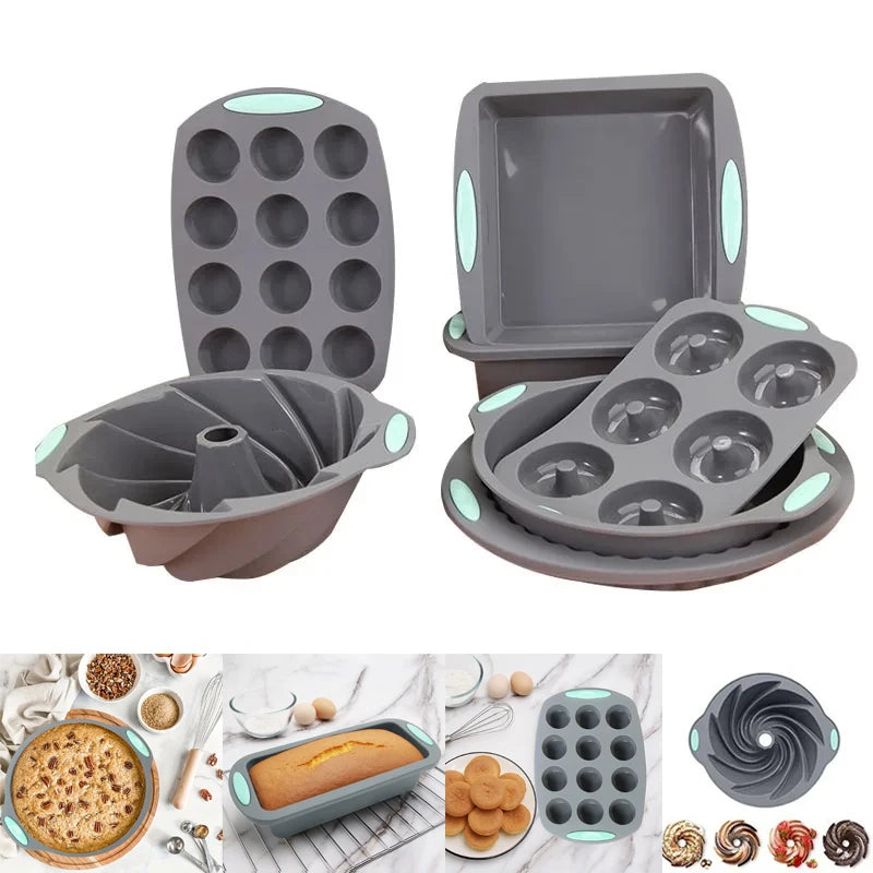 Silicone Pan Set Bread Muffin