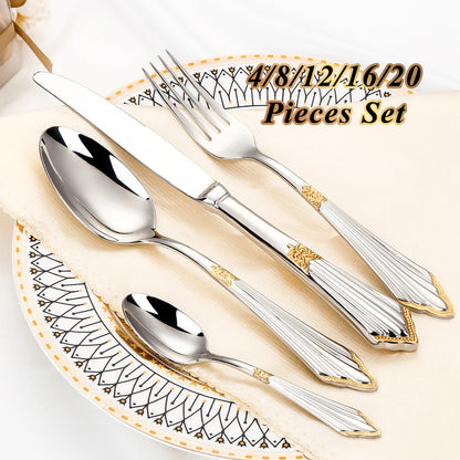 Metal Silver Cutlery Set Business Gifts