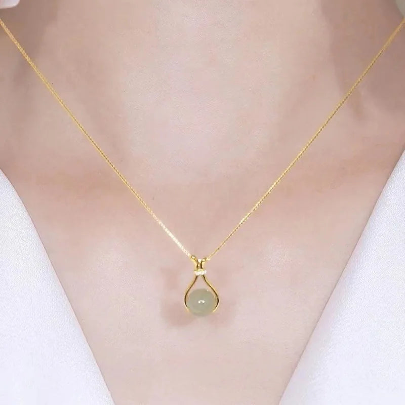Retro Style Jade Pendant