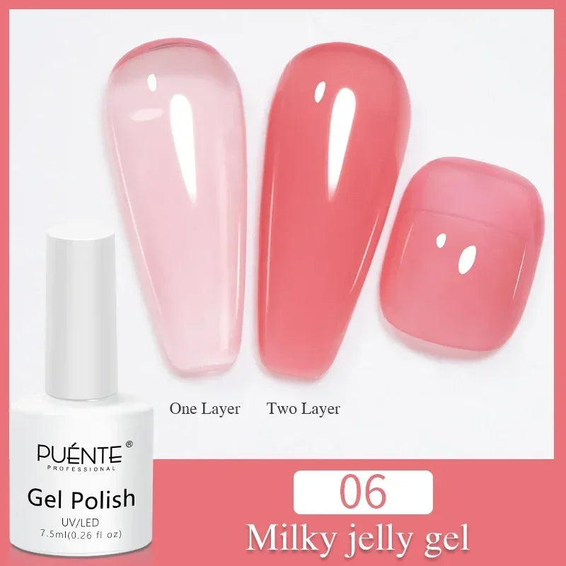 PUENTE Glitter Poly Nail Gel