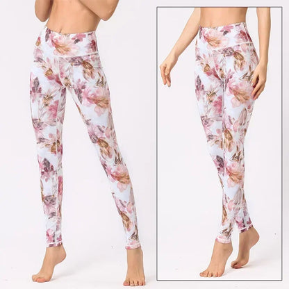Cloud Hide Floral Push-Up Leggings