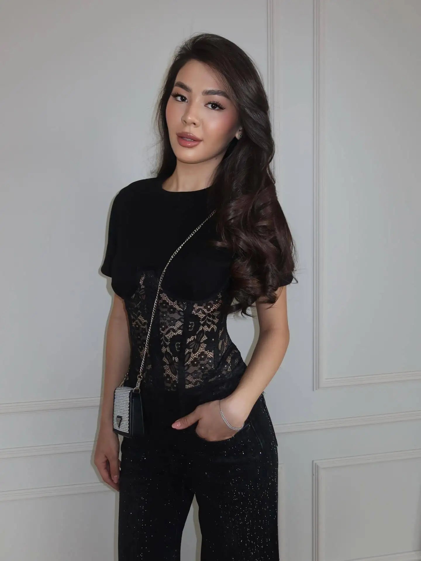 Lace Sling Top