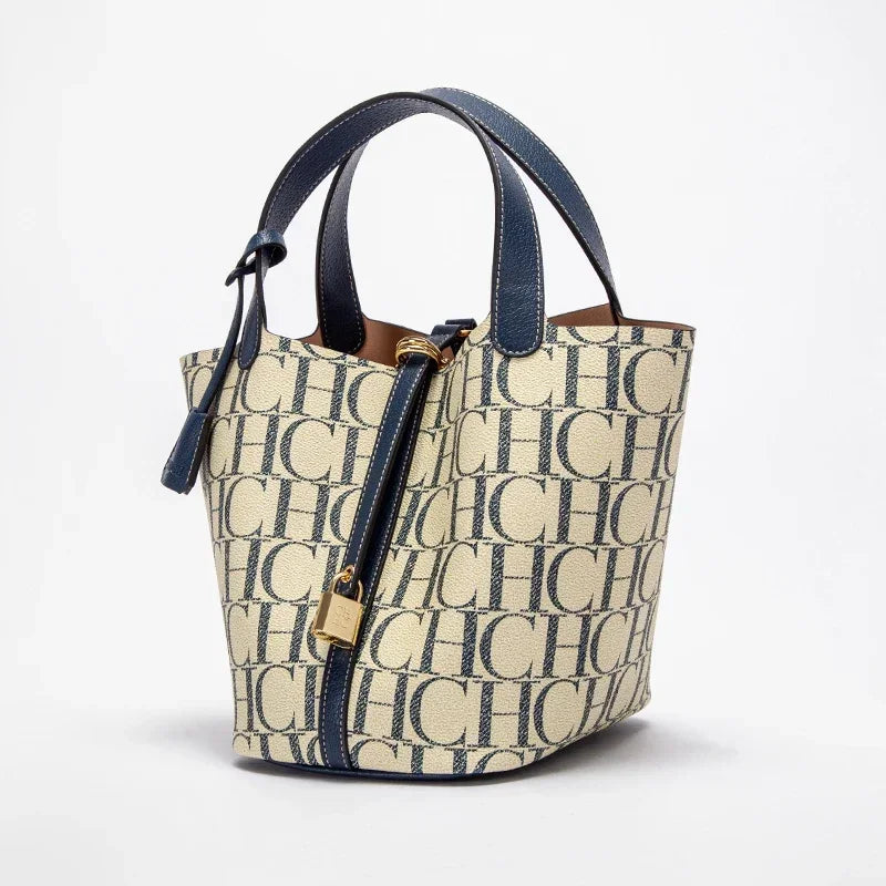 PVC Applique Bucket Tote