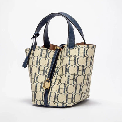 PVC Applique Bucket Tote