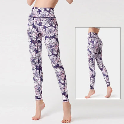 Cloud Hide Floral Push-Up Leggings