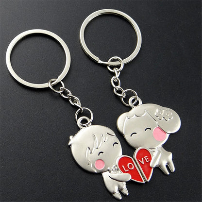 I Love You Keychains Set