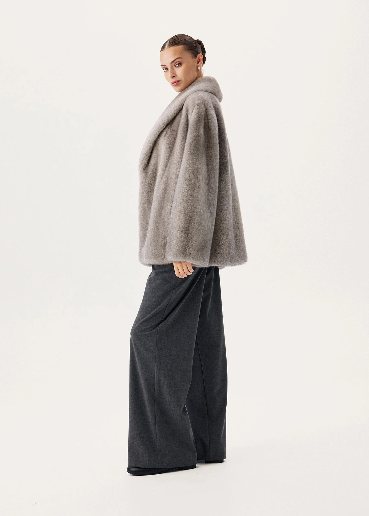 Faux Mink Short Coat