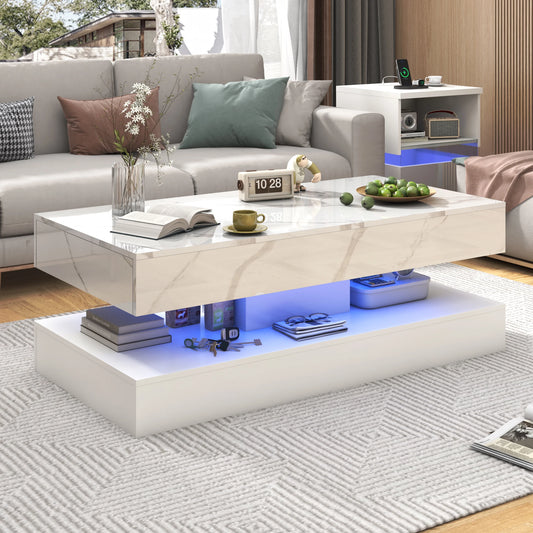 Modern Double-Layer Table