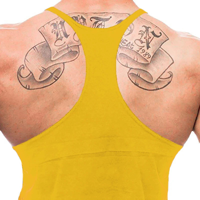 Y-Back Gym Tank Top Cotton