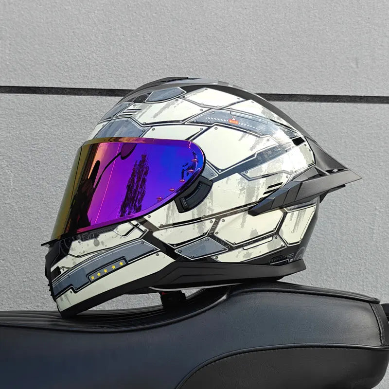 LVS Dual-Lens Full-Face Helmet