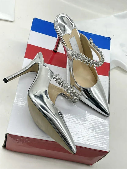 Pointed Toe Mule Heels