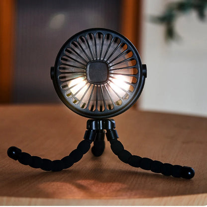 USB Rechargeable Clip On Baby Stroller Fan