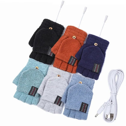 USB Rechargeable Electric Heating Gloves