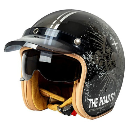 Semi-Open Jet Motorcycle Helmet