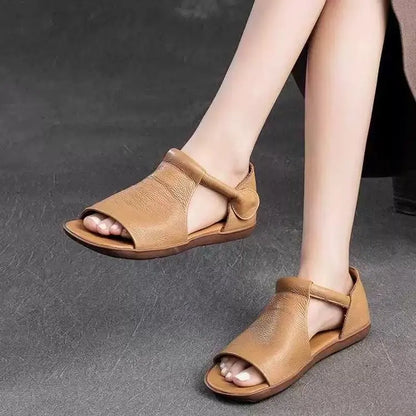Basic Artificial Leather Sandals