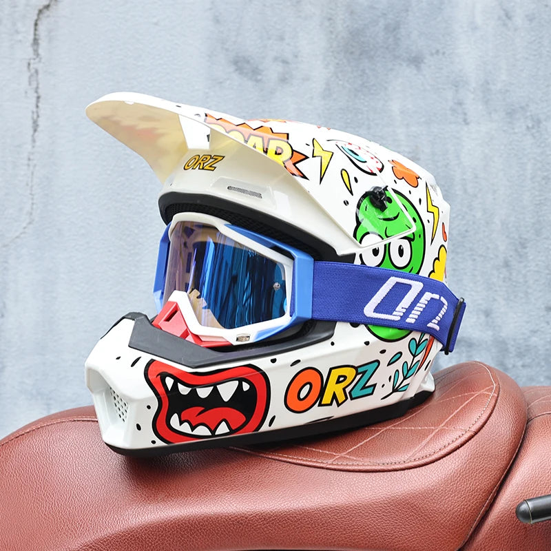 ORZ Off-Road Half-Face Racing Helmet