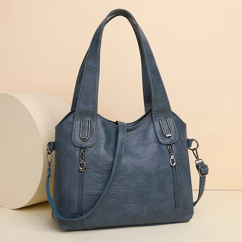 Retro Leather Shoulder Bag
