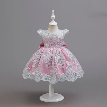 Princess Butterfly Flower Girl Dress