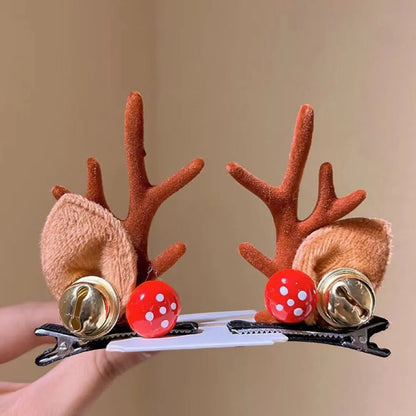 Christmas Antler Hair Clips