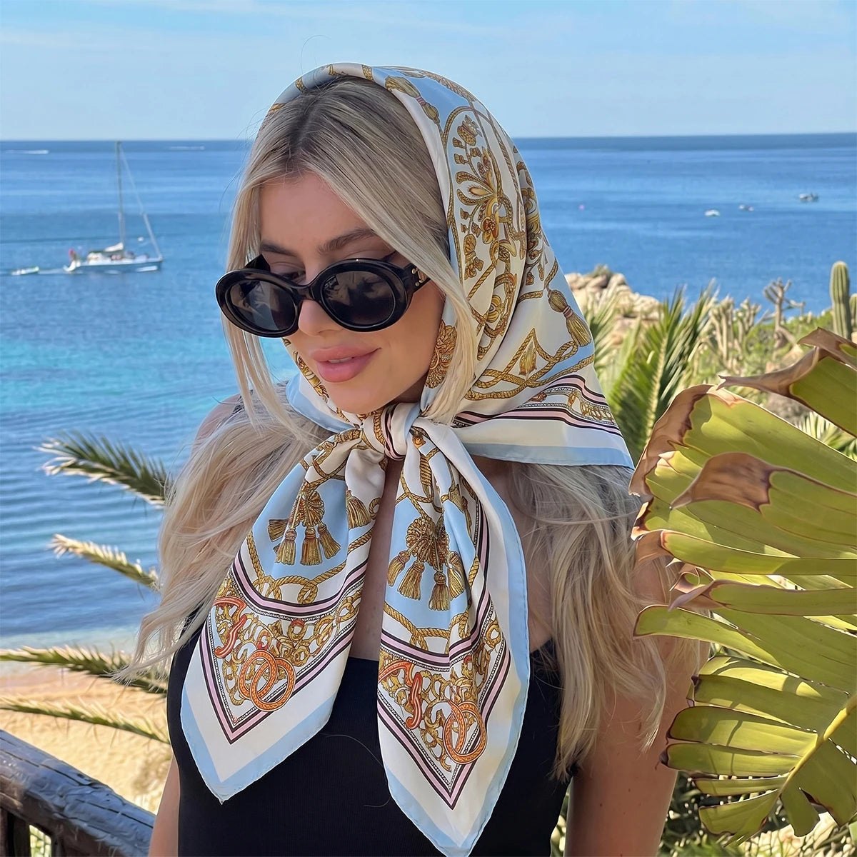90cm Square Wrap Scarf