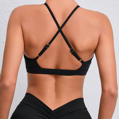 Cross-Back Fast-Drying Yoga Tank
