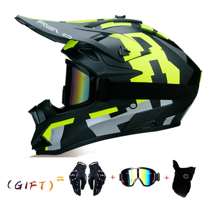 VGV Three-Piece Off-Road Motocross Helmet