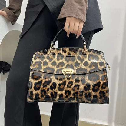 Leopard Print Tote Bag