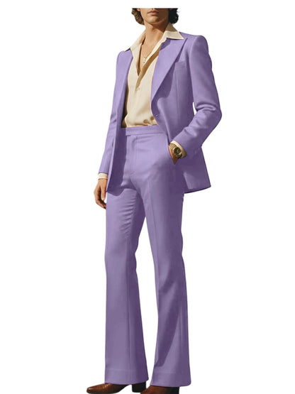 Slim Fit Peak Lapel Suit