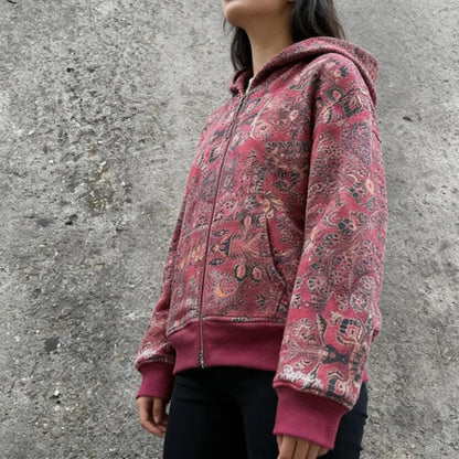Floral Hooded Jacket