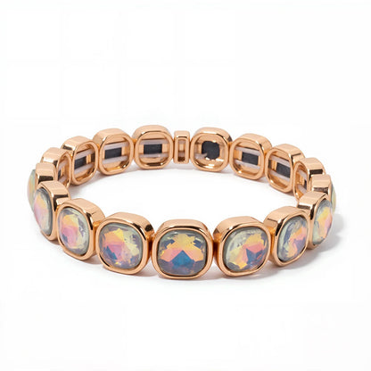 Colorful Rhinestone Beaded Bracelet