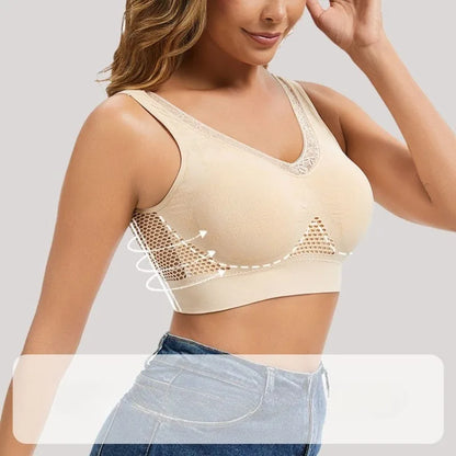 Seamless Push Up Sports Bra