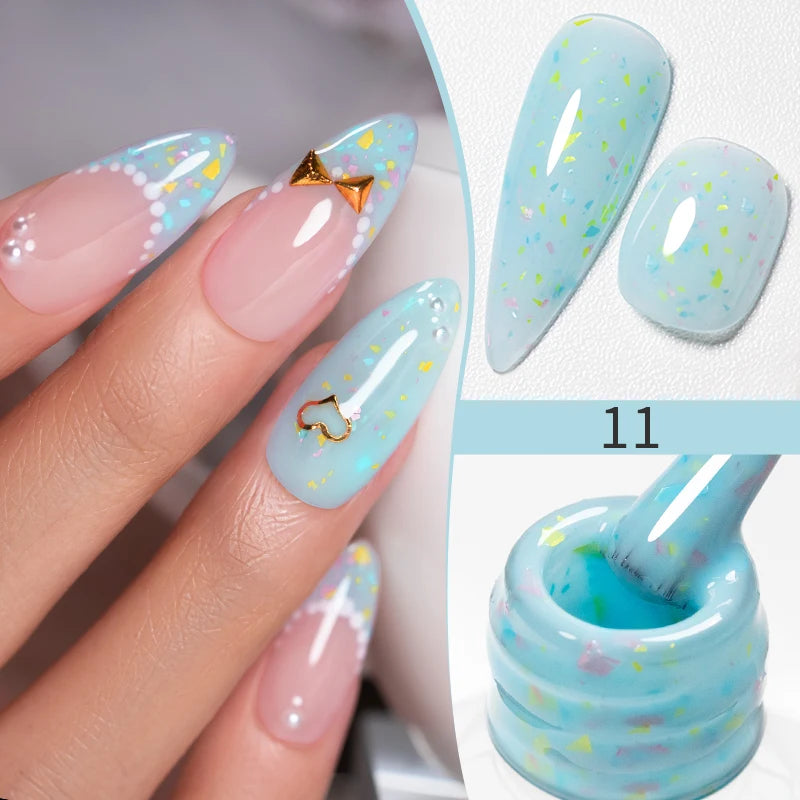 PUENTE Glitter Poly Nail Gel