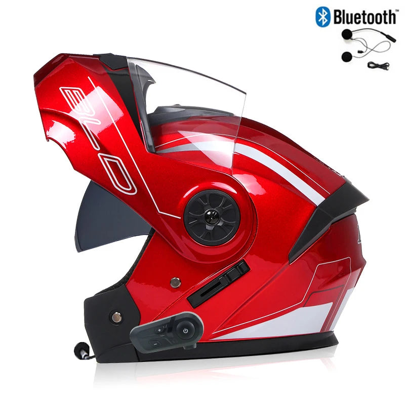 BLD Bluetooth-Ready Flip-Up Helmet
